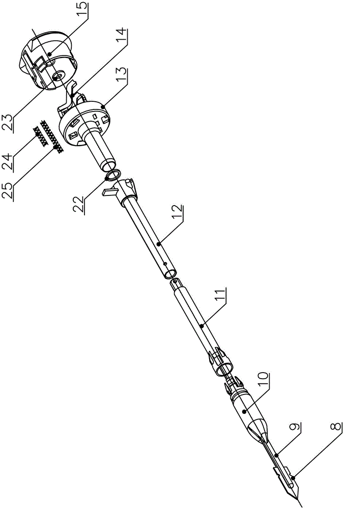 Puncture cone component of disposable puncture outfit