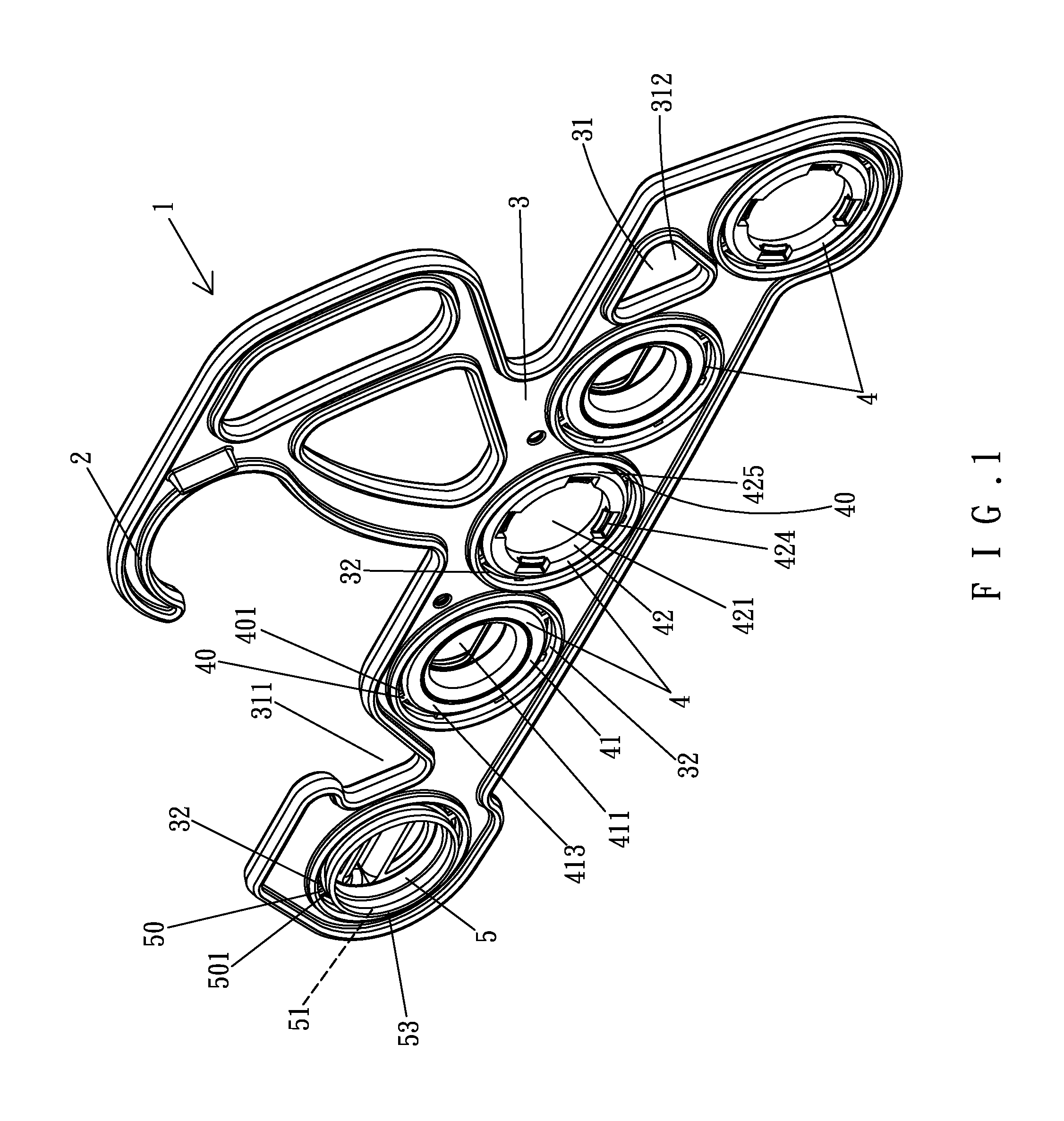 Hanger device for a car mat