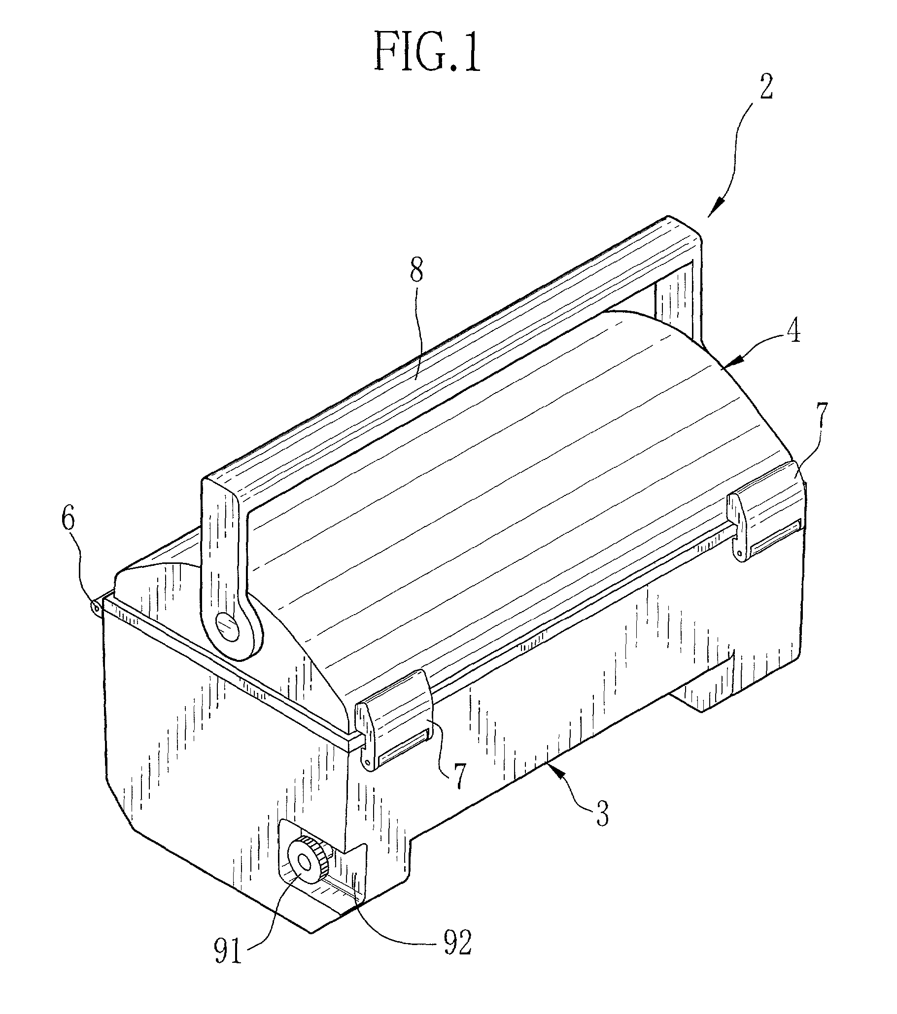 Roll holder device for supporting recording material roll and supply magazine with the same