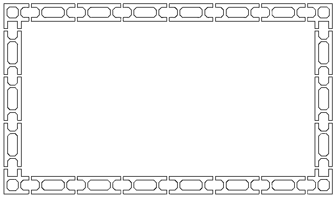 Pre-fabricated specially-shaped hollow pile for deep foundation pit supporting structure and construction method of pre-fabricated specially-shaped hollow pile