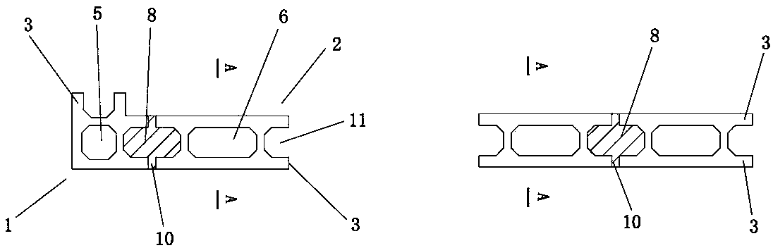 Pre-fabricated specially-shaped hollow pile for deep foundation pit supporting structure and construction method of pre-fabricated specially-shaped hollow pile