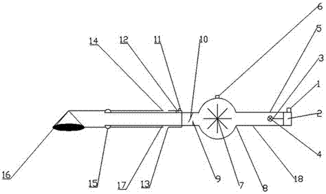 Pollination device used for medicago sativa