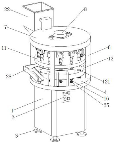 Throat lozenge tabletting forming machine