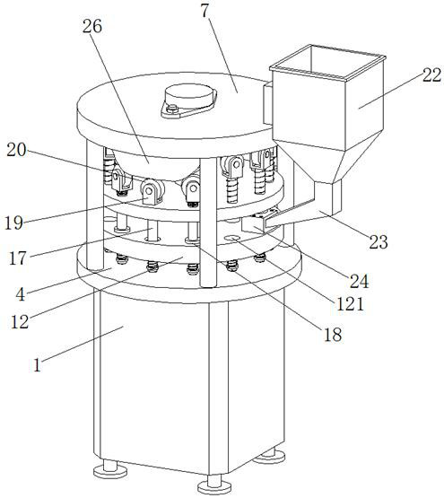 Throat lozenge tabletting forming machine