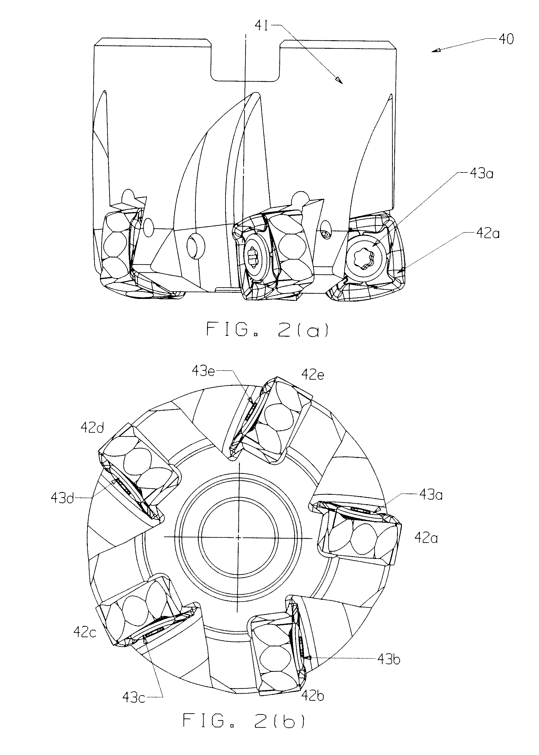 Cutting tools and cutting inserts including internal cooling