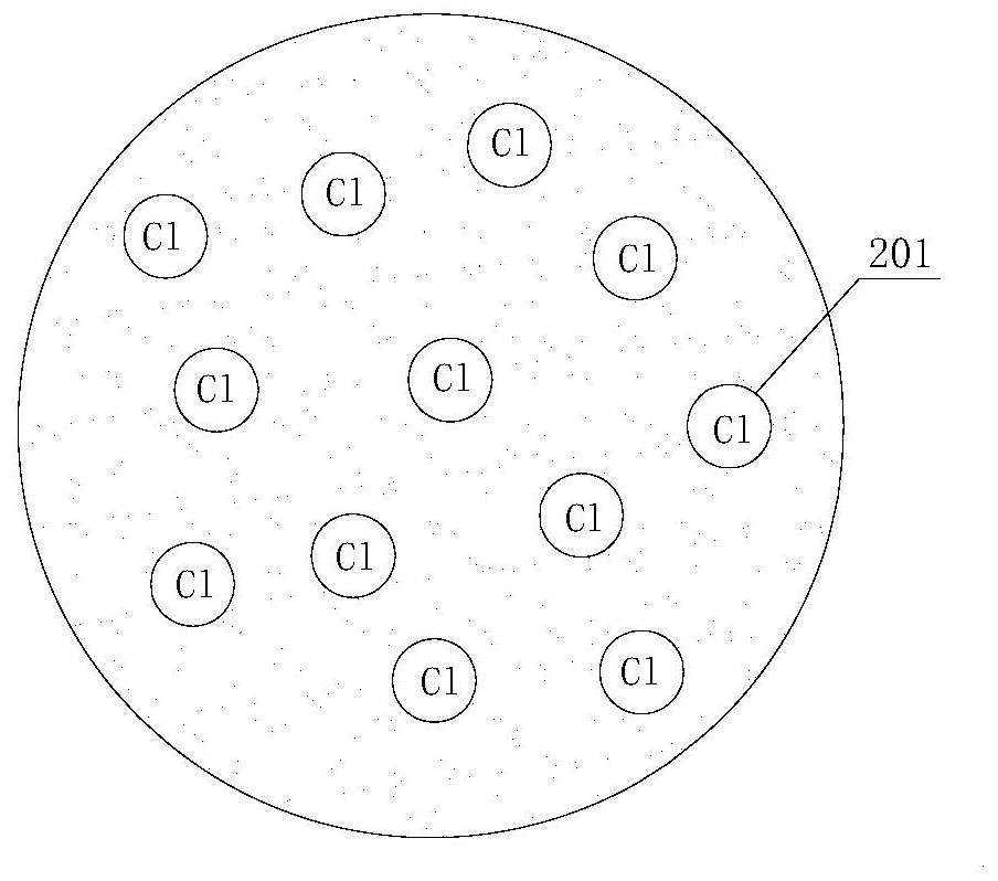 High-stability silicon-carbon negative electrode material and preparation method thereof