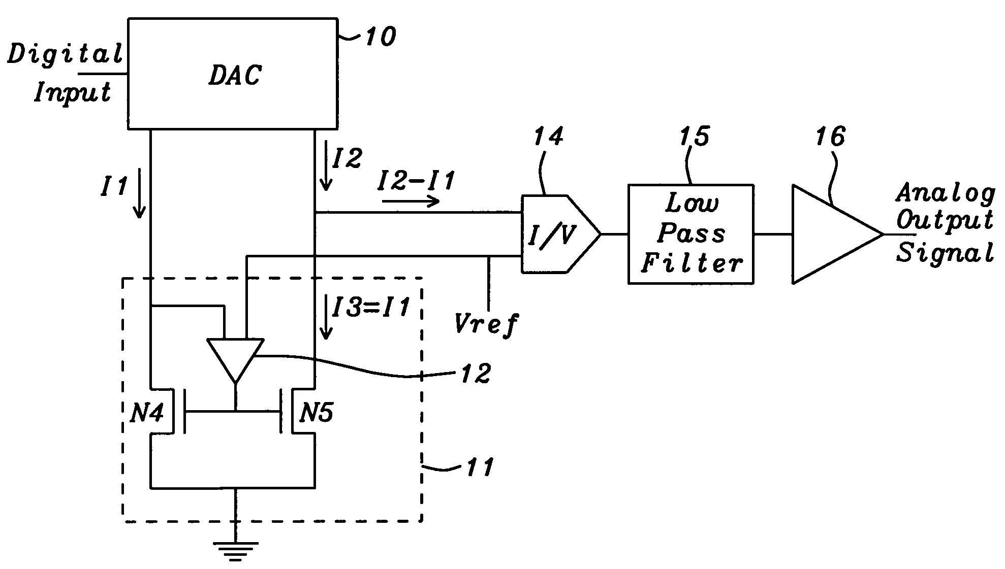 Method for implementation of a low noise, high accuracy current mirror for audio applications