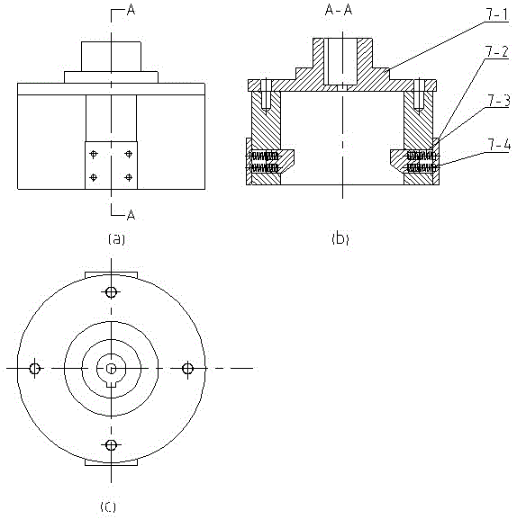 Automatic water meter cover machine