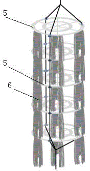 Intensive ecological culture method for trachidermus fasciatus