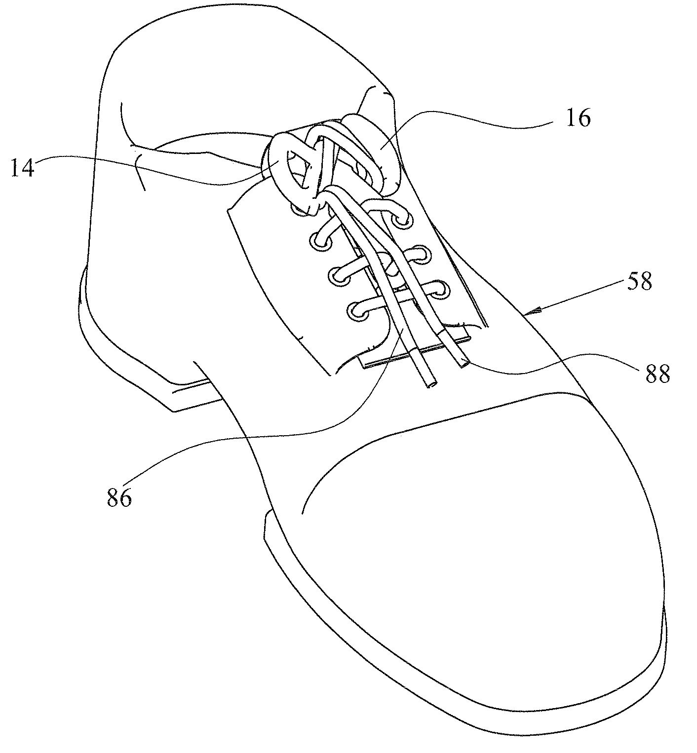 Shoe tying aid and method