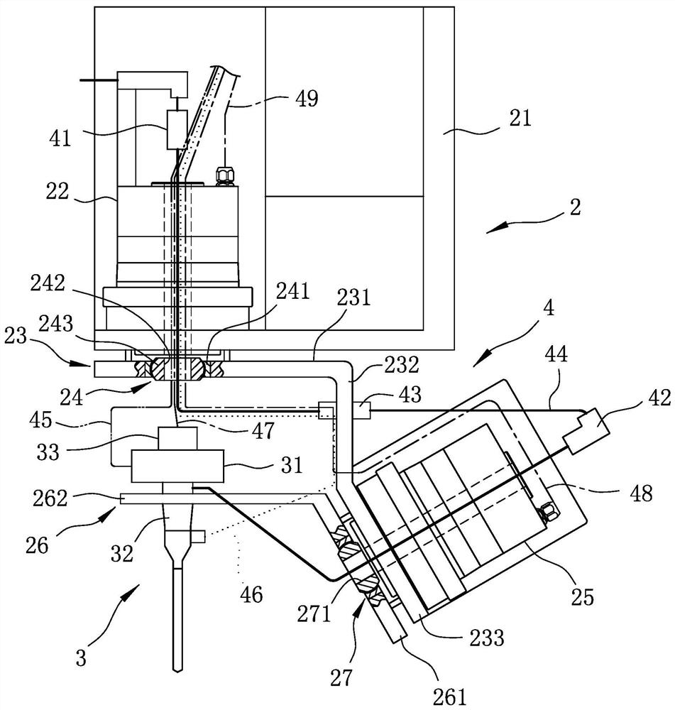 Water jet cutting device