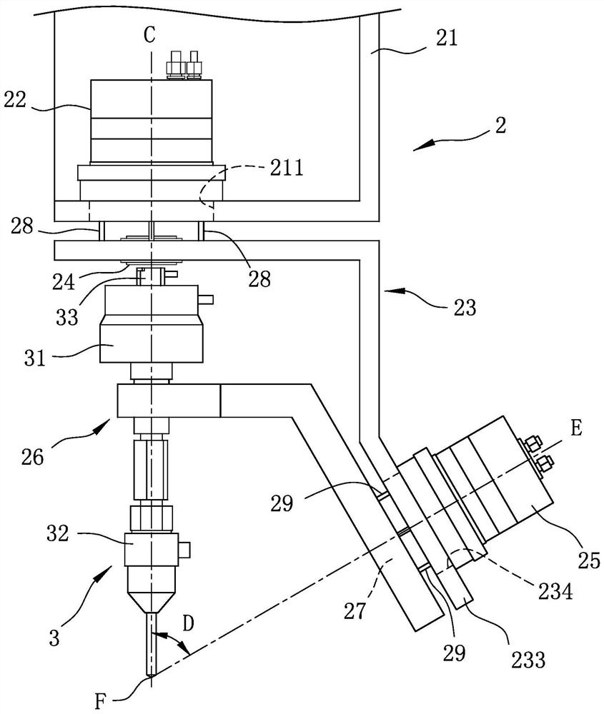 Water jet cutting device