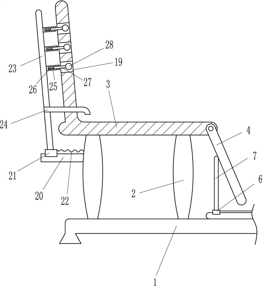 Exercise equipment for rehabilitation of patients with leg bone injuries