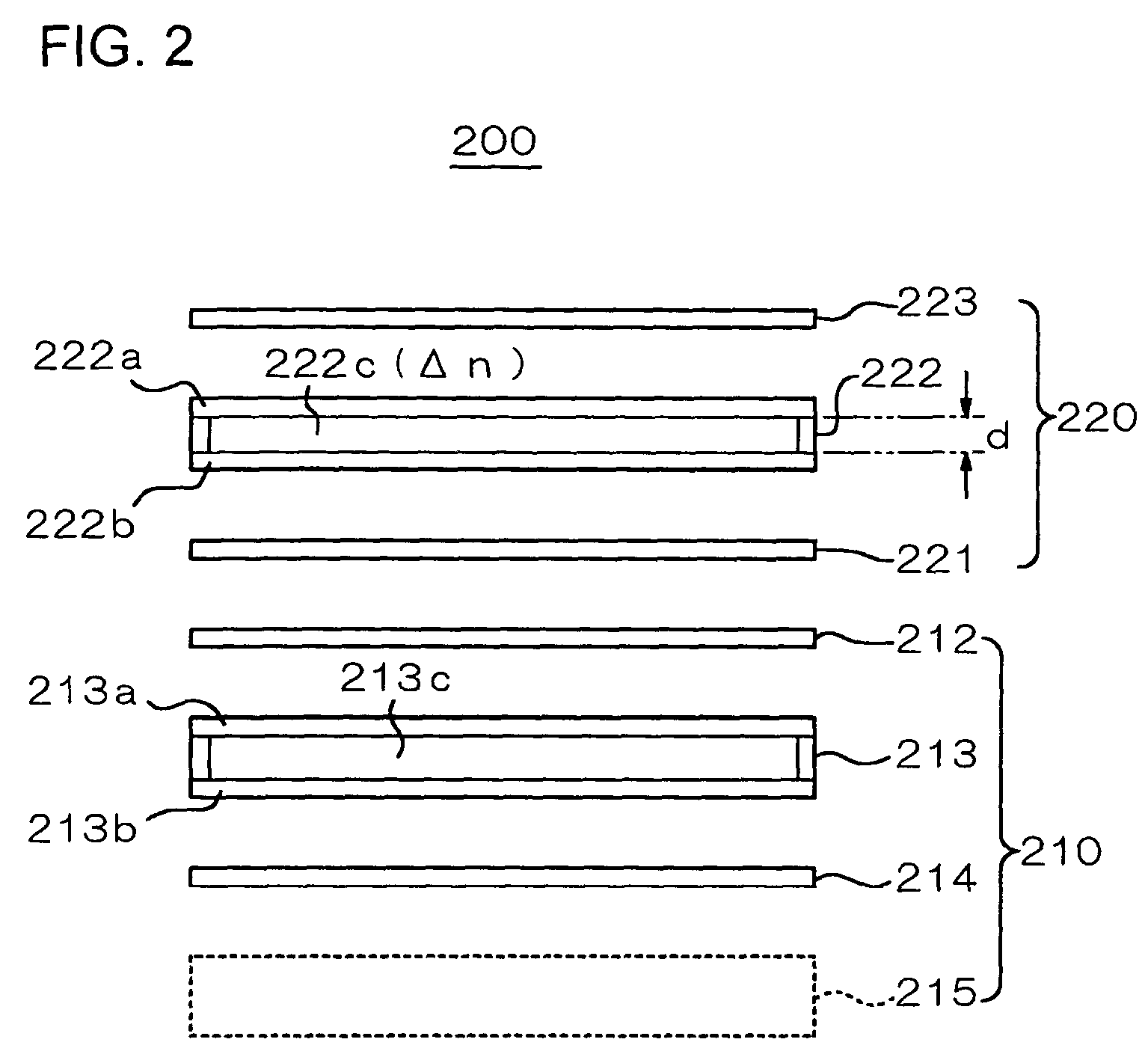 Display device and electronic equipment having the same comprising a region for reflecting a polarized light and a region for absorbing the polarized light