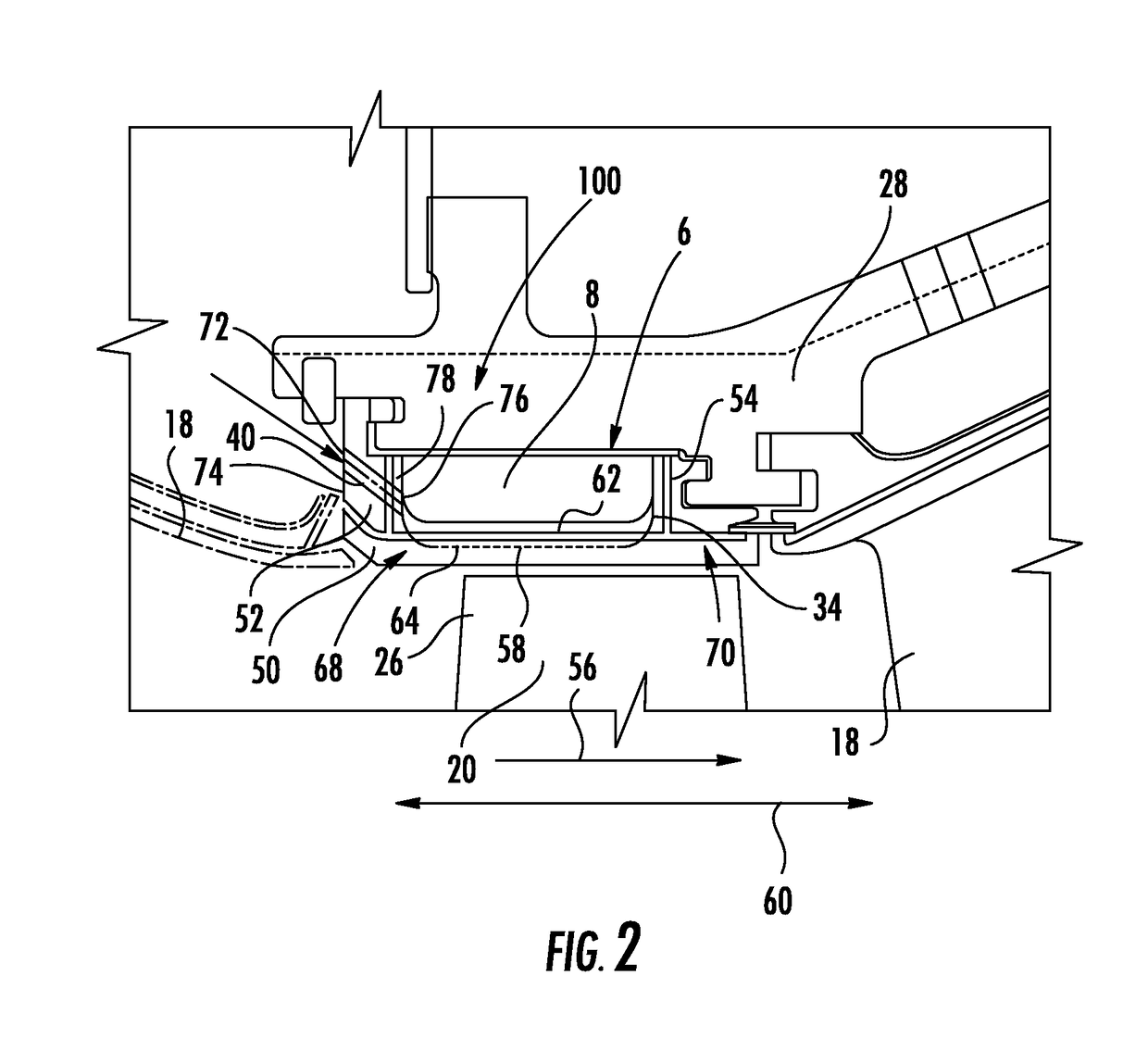 Shroud cooling system for shrouds adjacent to airfoils within gas turbine engines