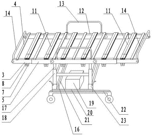 Arm type automatic transfer chair