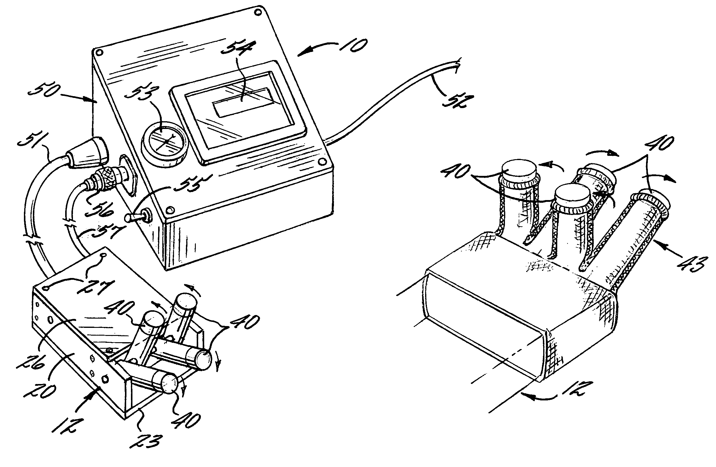 Seam abrasion testing device and method of use