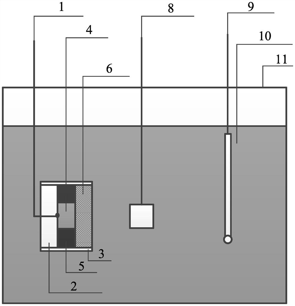 Corrosion detection electrode in conductive concrete environment and preparation and detection method