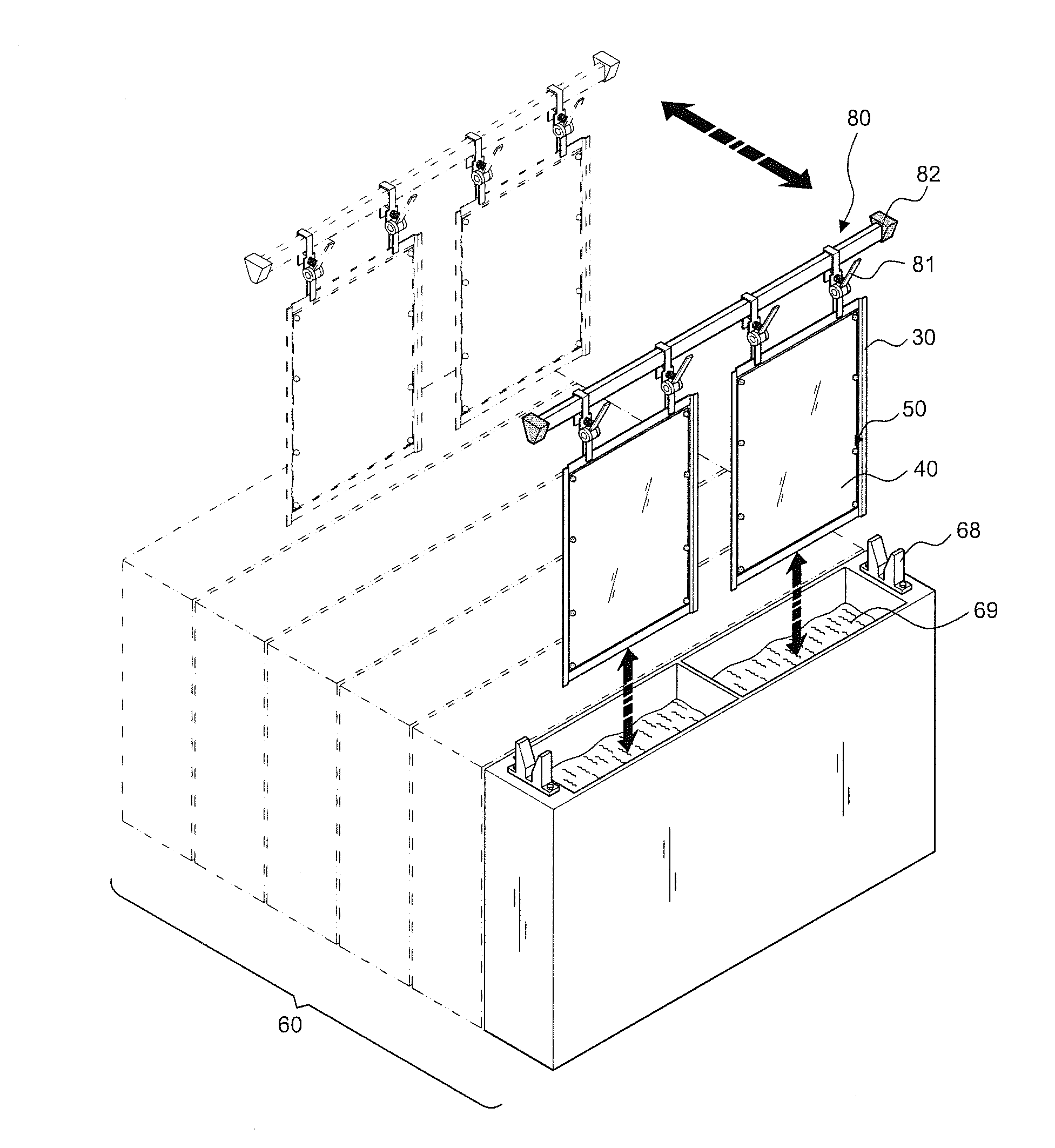 Method of thin printed circuit board wet process consistency on the same carrier