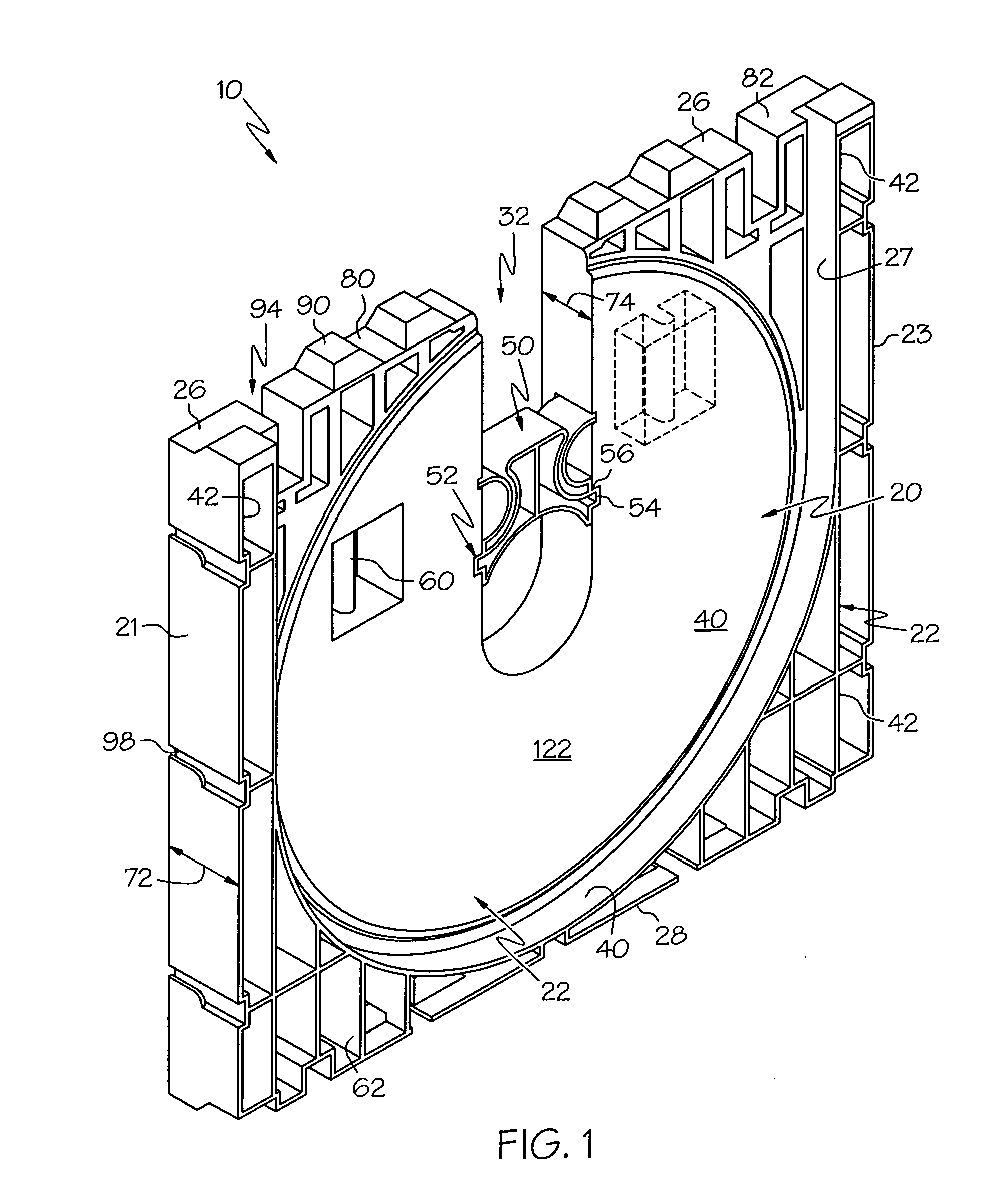 End-board for a core-wound roll product packaging system