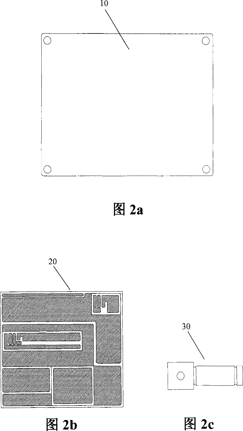 Three-layer stereo power encapsulation method and structure