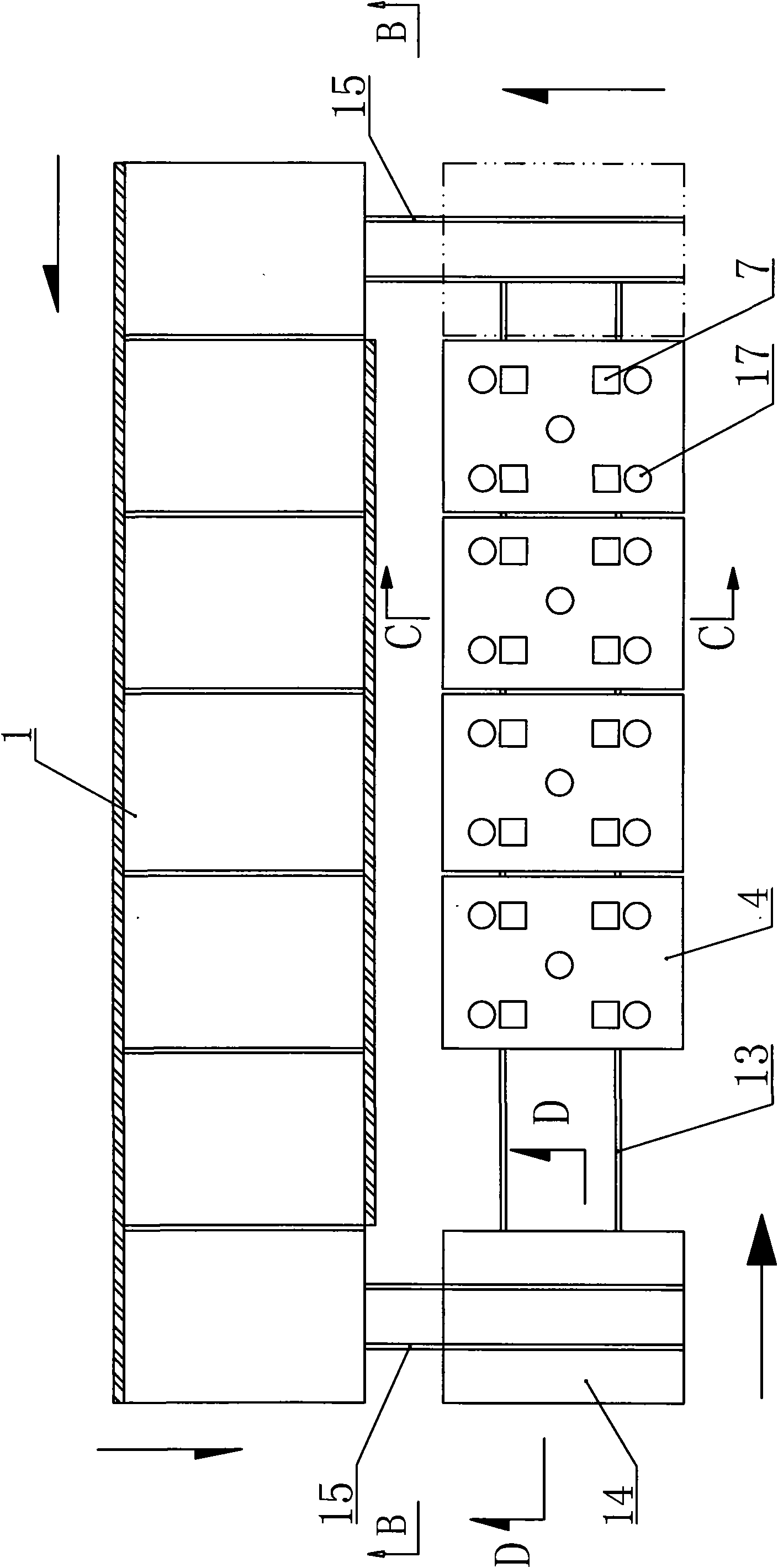 Continuous production equipment of vacuum glass