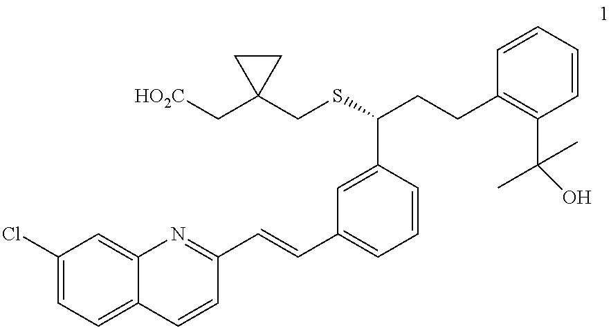 Method for preparation of Montelukast acid in ionic liquid medium