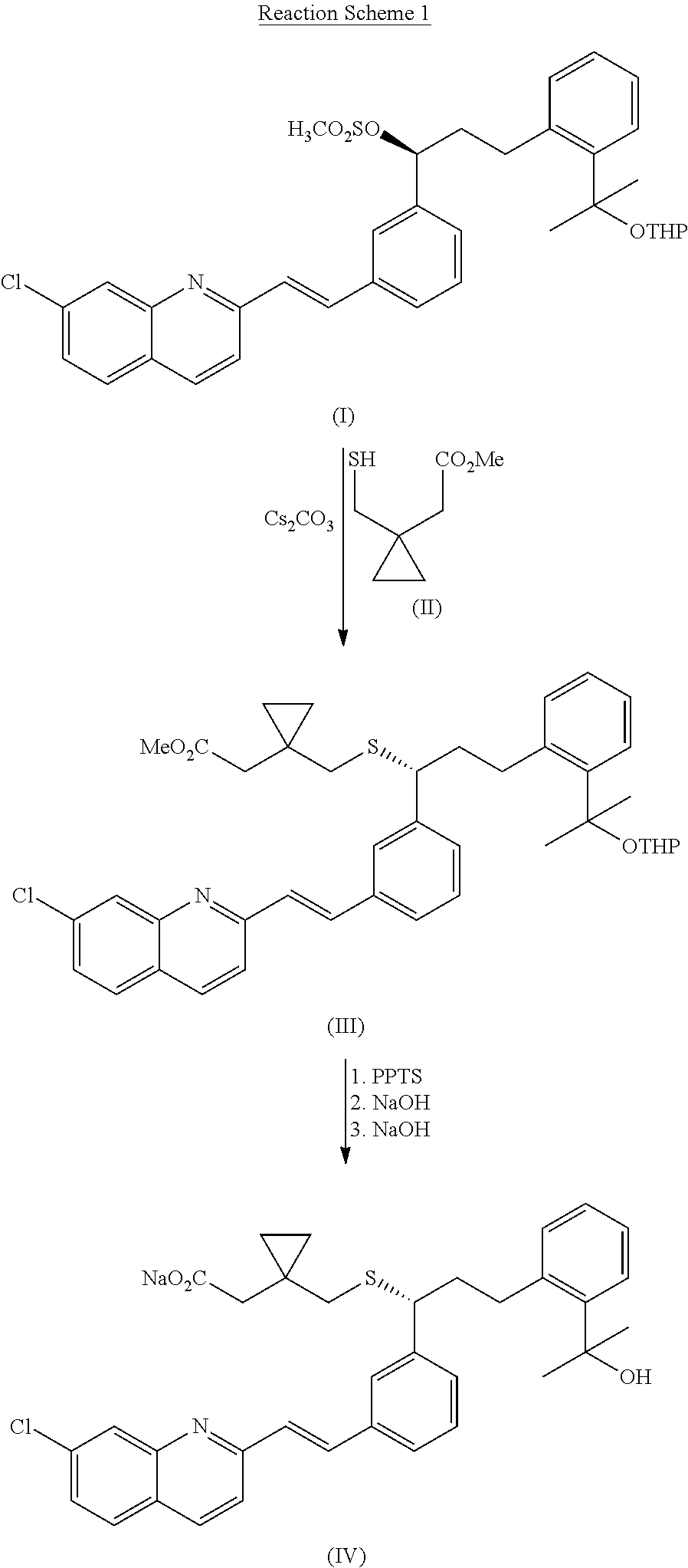 Method for preparation of Montelukast acid in ionic liquid medium