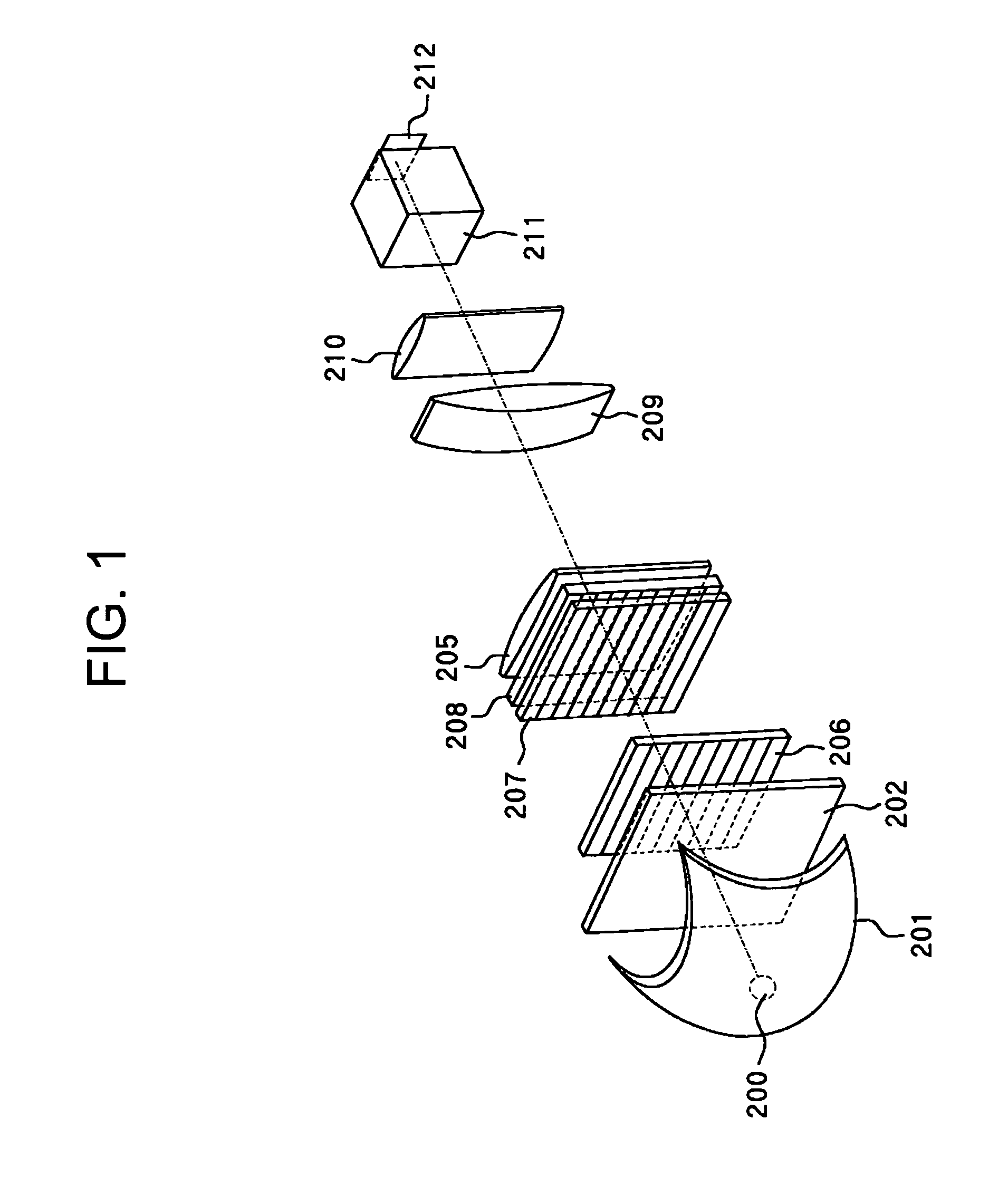 Illumination optical system and projection display optical system