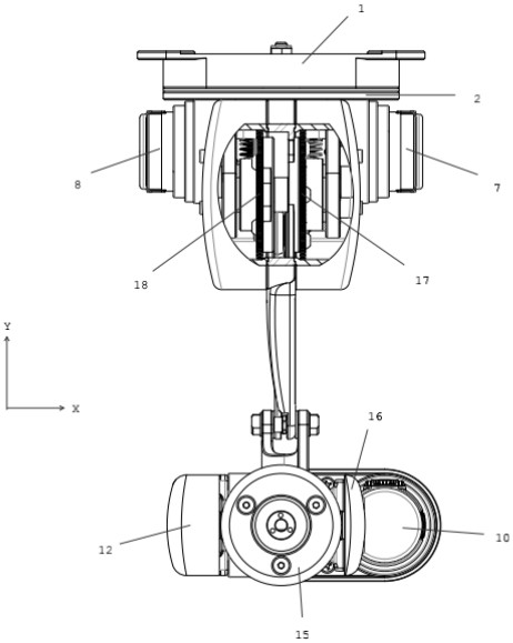 Mechanical arm used for narrow working space