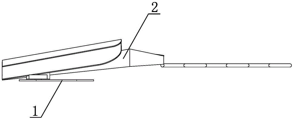 Middle quilting bridle and quilting method