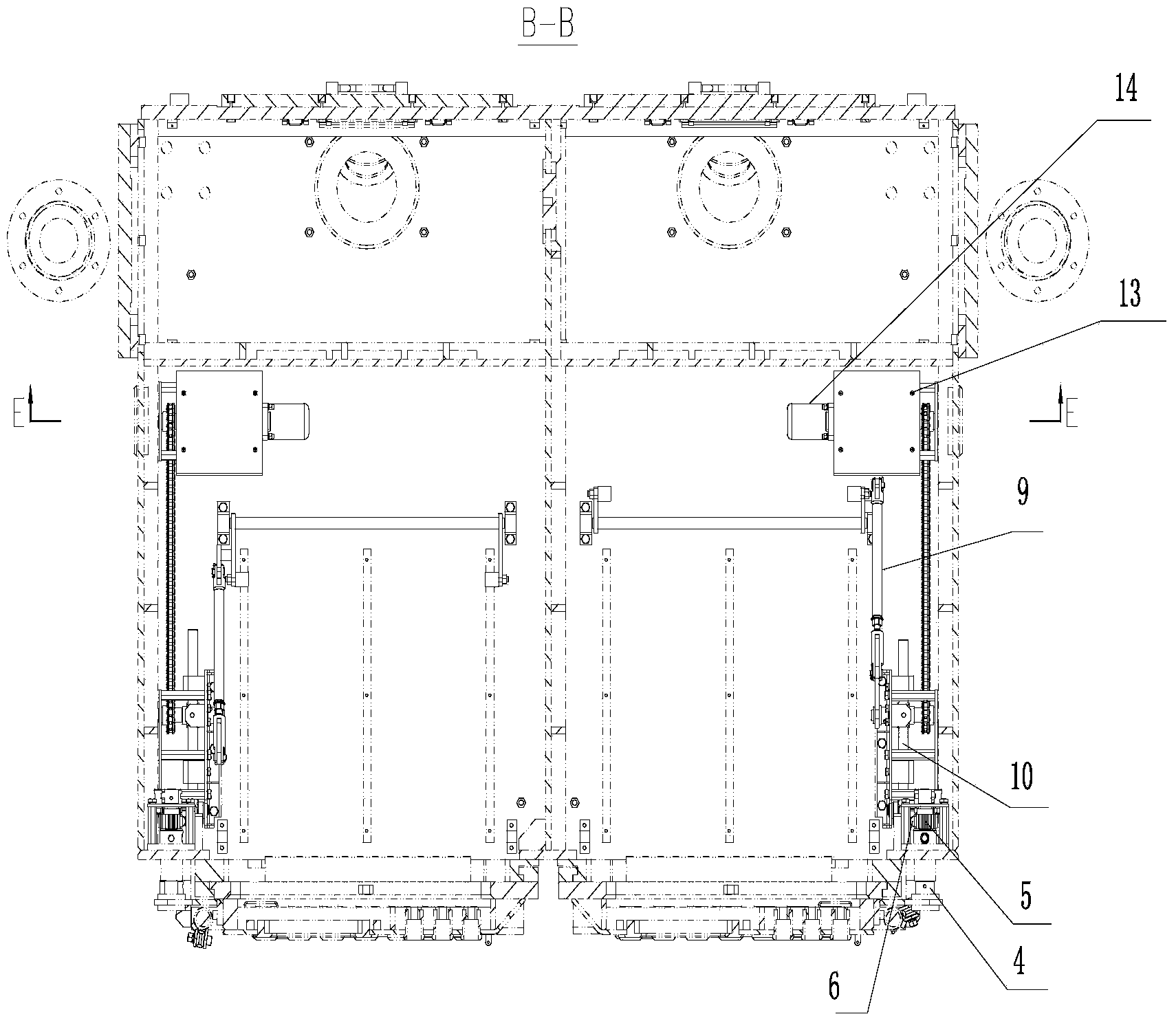 Mining high-voltage distribution switch circuit breaker electric propulsion mechanism