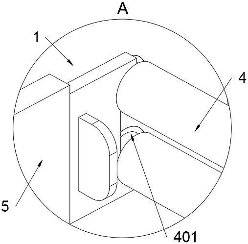 Automobile electronic component power connection detection device