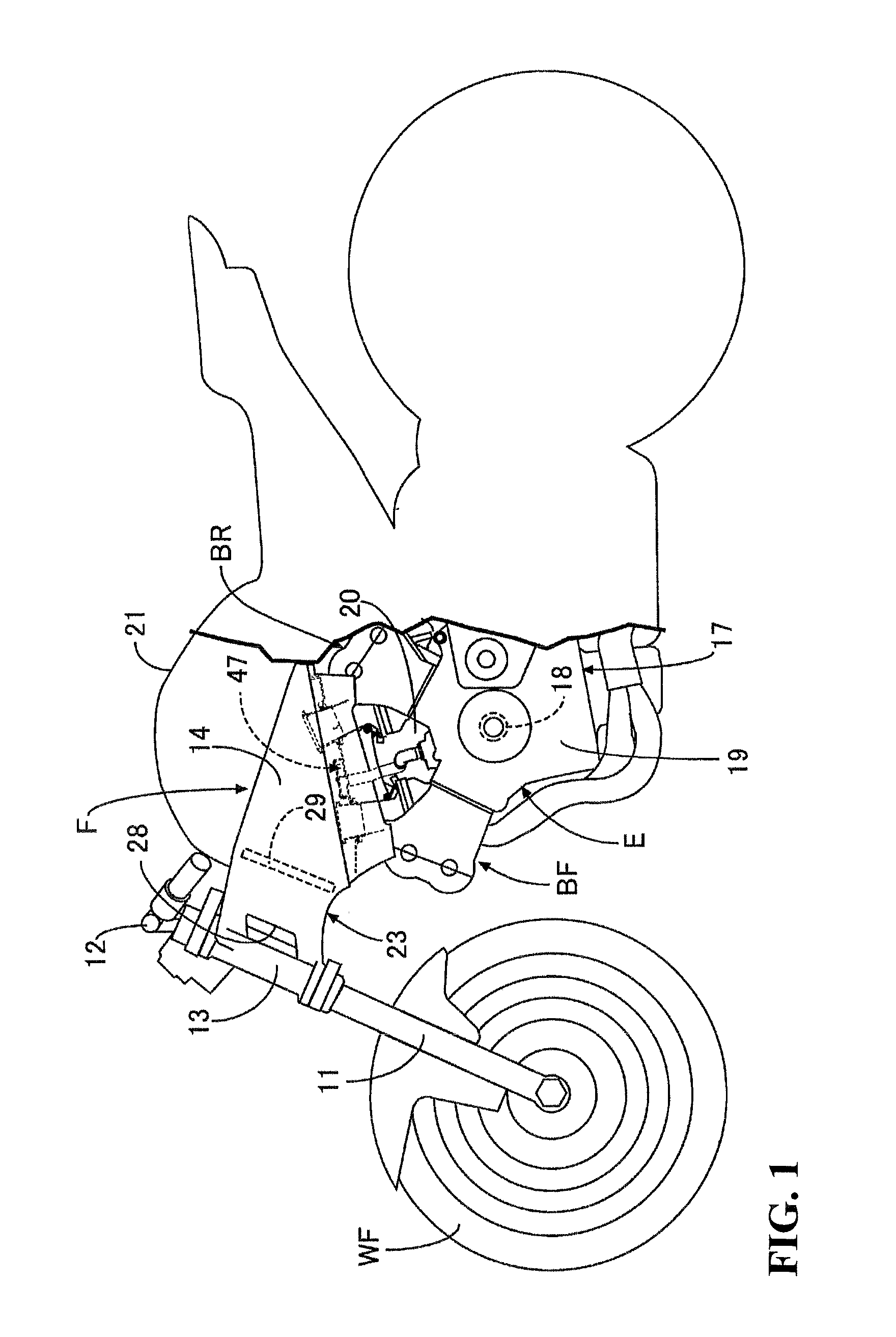 Breather apparatus for internal combustion engine for vehicle