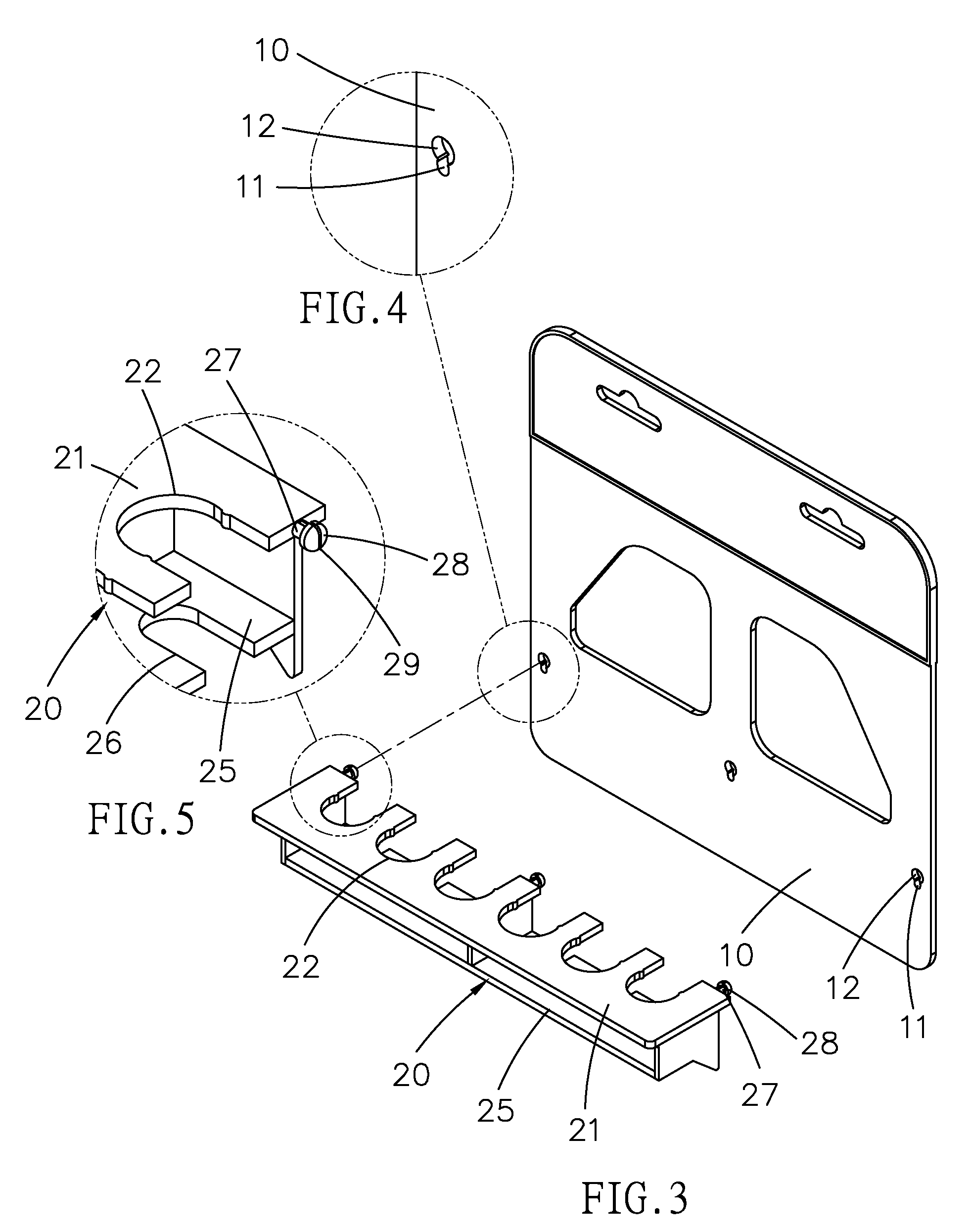 Suspension rack for screwdriver