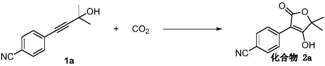 Method for preparing tetronic acid by cyclisation and enolization of propargyl alcohol and carbon dioxide