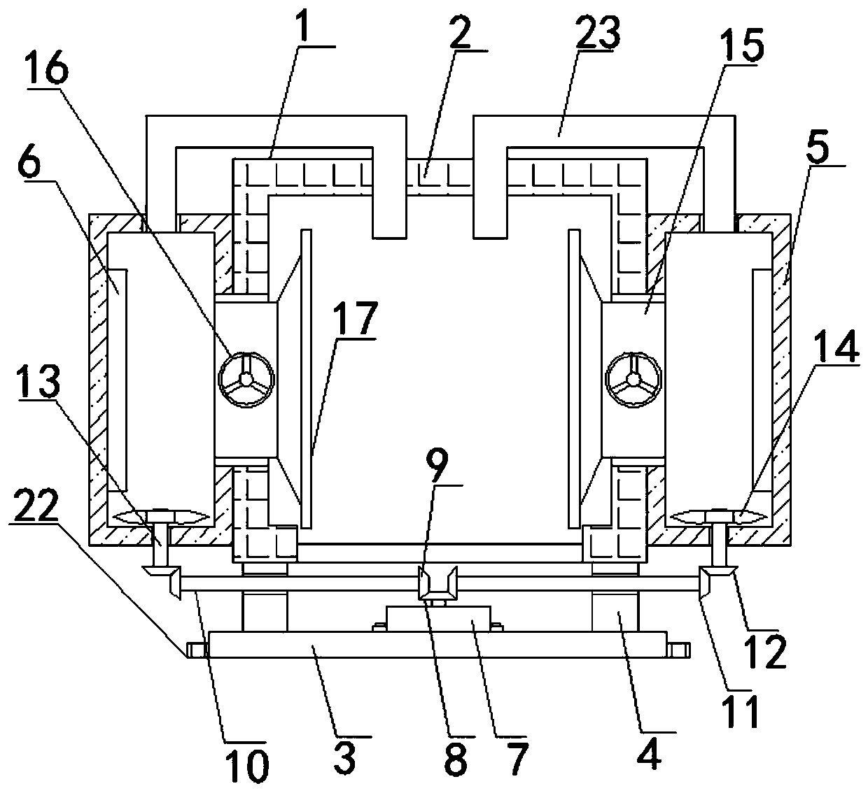 Energy-saving and environment-friendly thermal circulation tunnel kiln