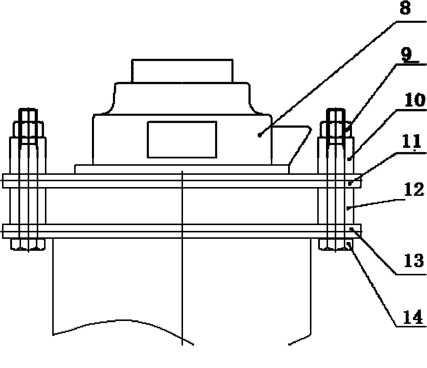 Metal rubber damping shock absorber