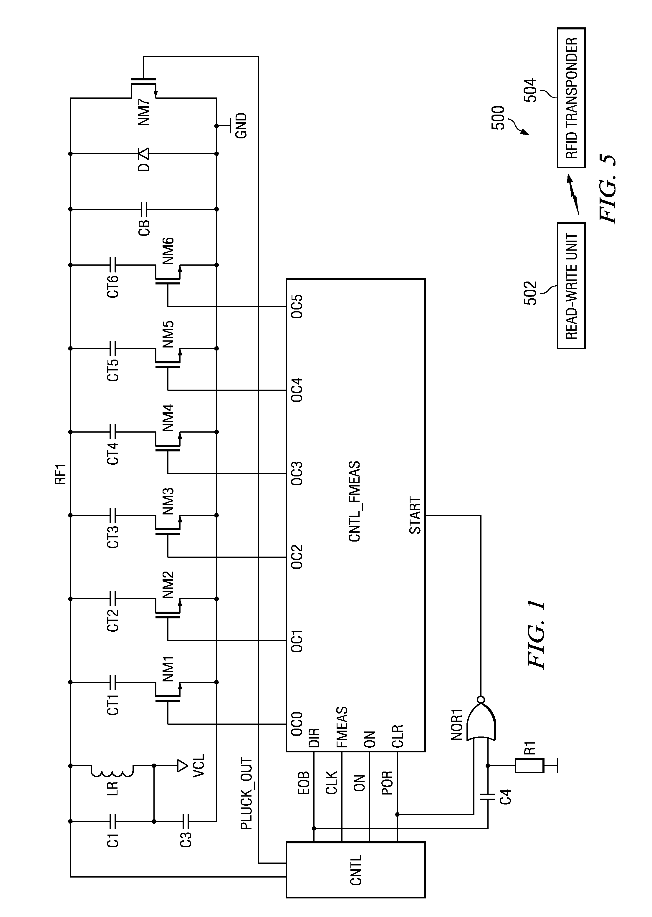 Self-calbrating RFID transponder