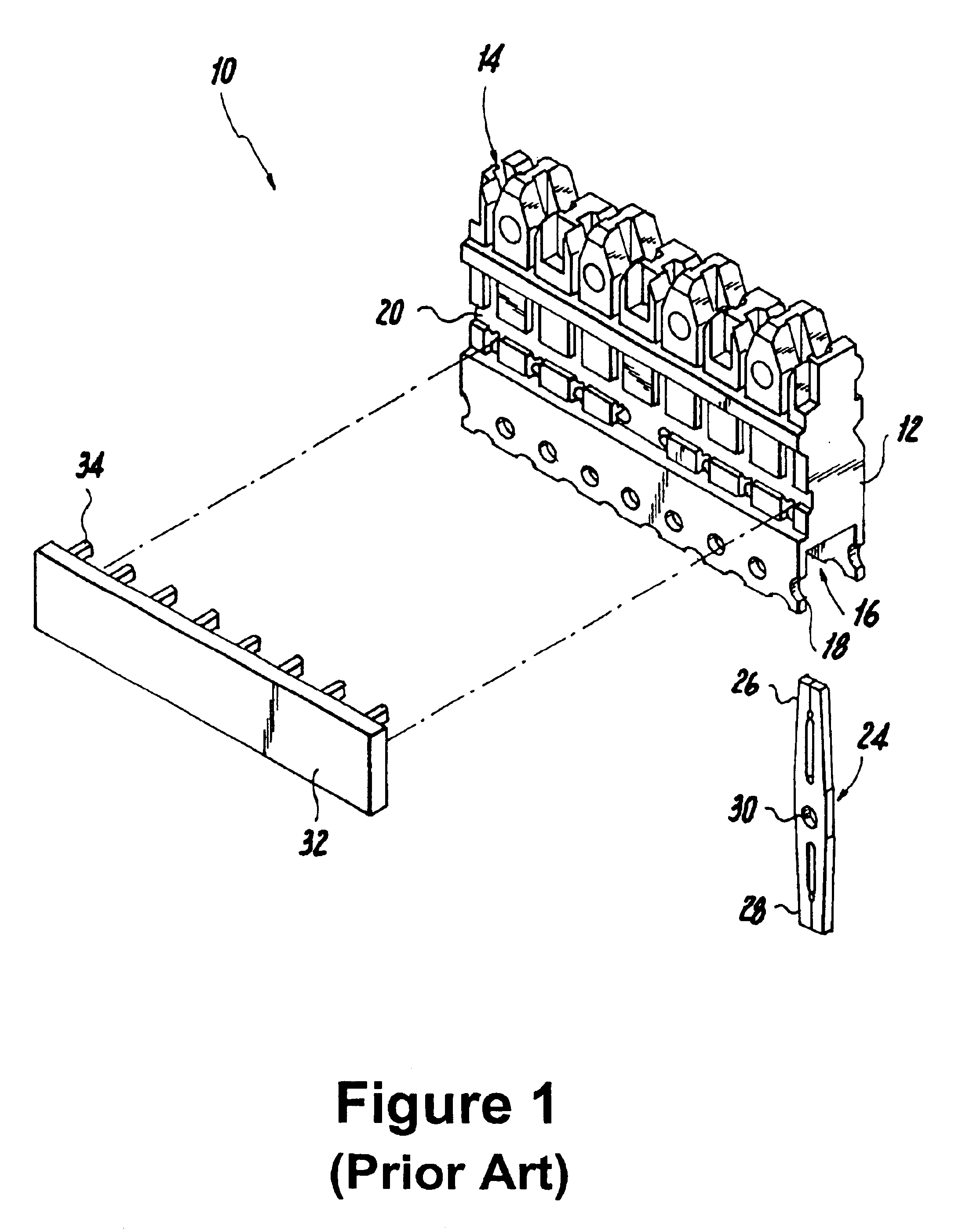 Balance high density 110 IDC terminal block