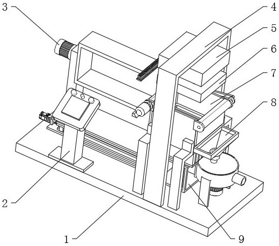 A pulverizing device for solid waste treatment