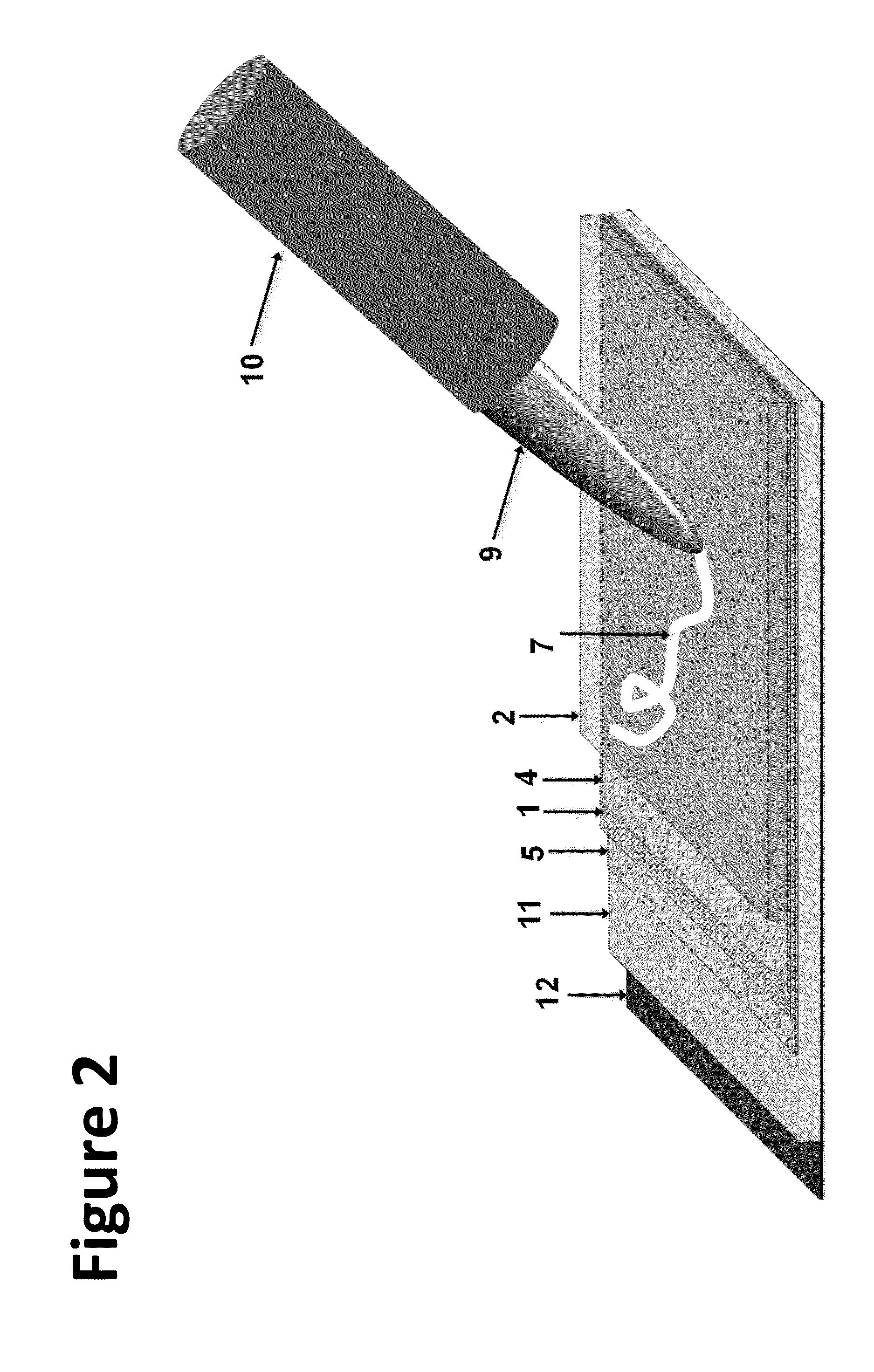 Electronic Writing Device With Dot Pattern Recognition System