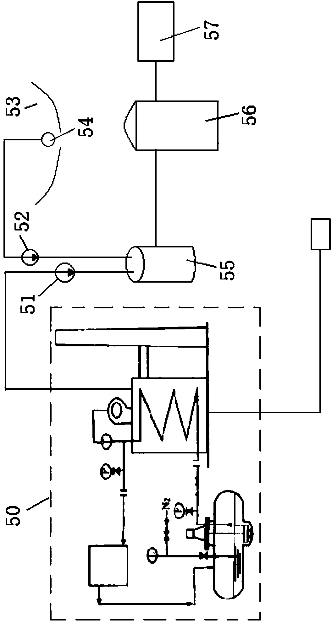 Wind, light and heat energy storage complementary power generation system