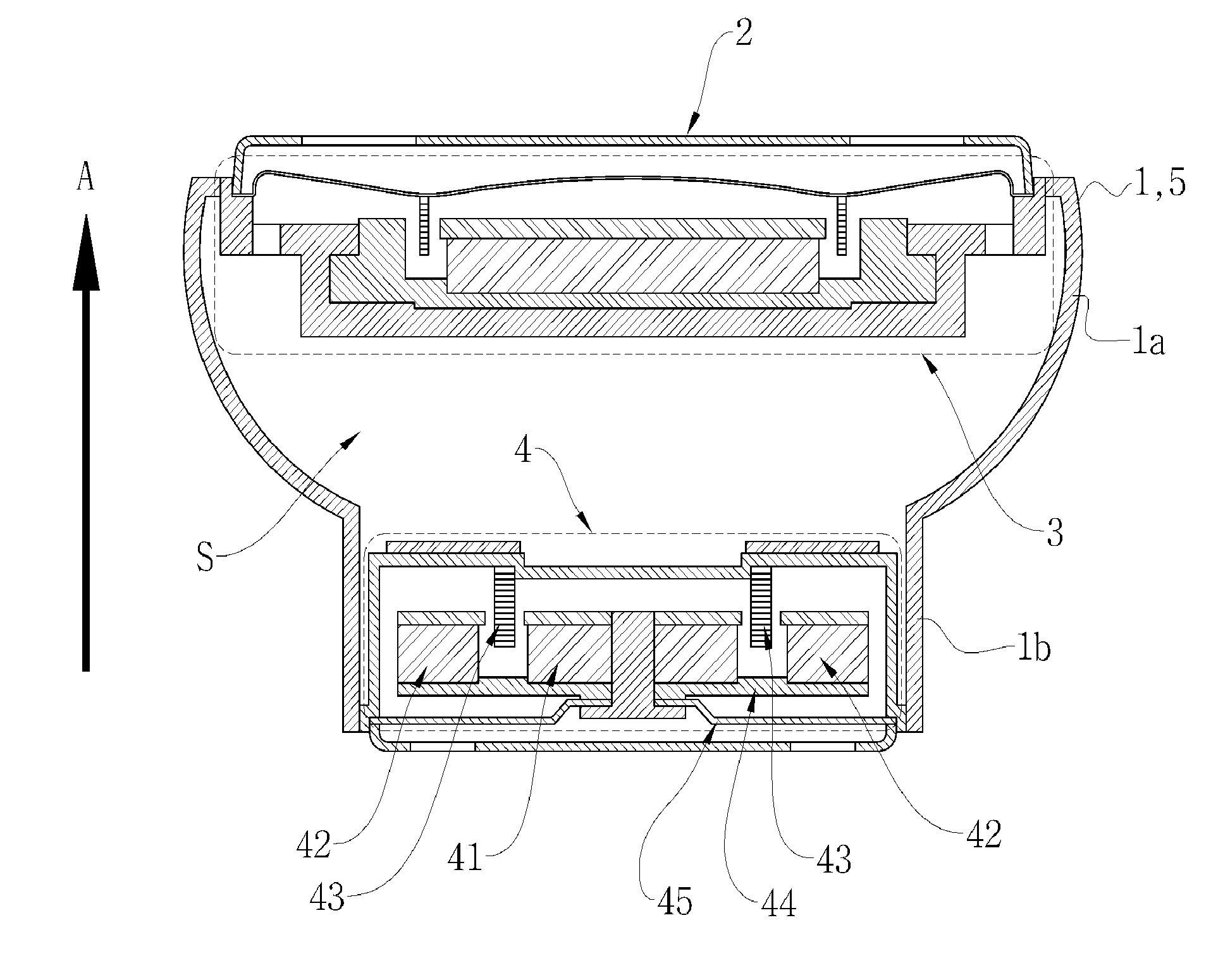 Small-sized sound receiver for producing body-sensing vibration