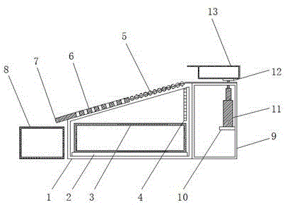 Intelligent egg yolk-egg white separating device for agricultural use