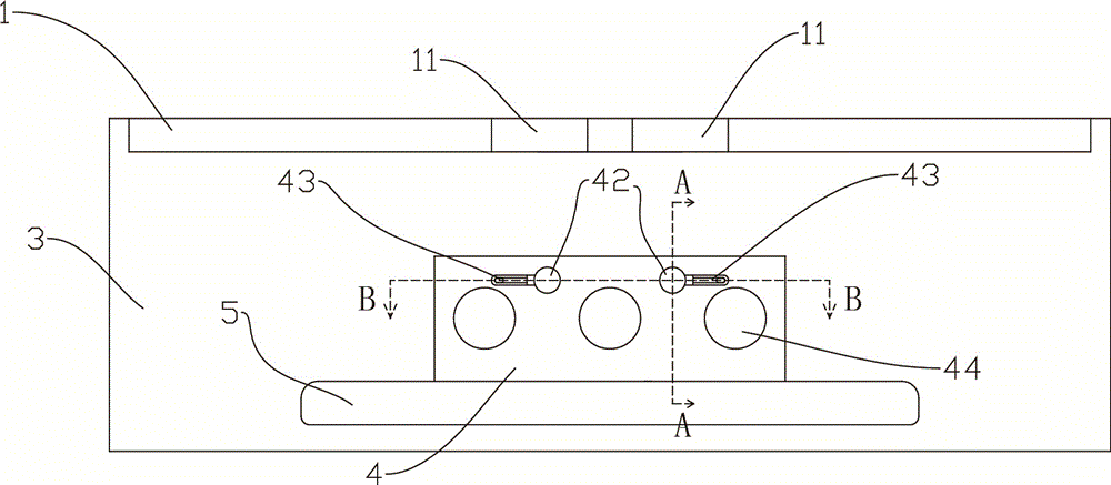 Docking locking device for ferry boat