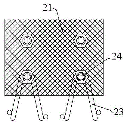 Integral ballast bed track structure for medium and low speed maglev transportation