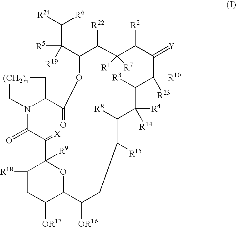 Use of macrolide compounds for the treatment of dry eye