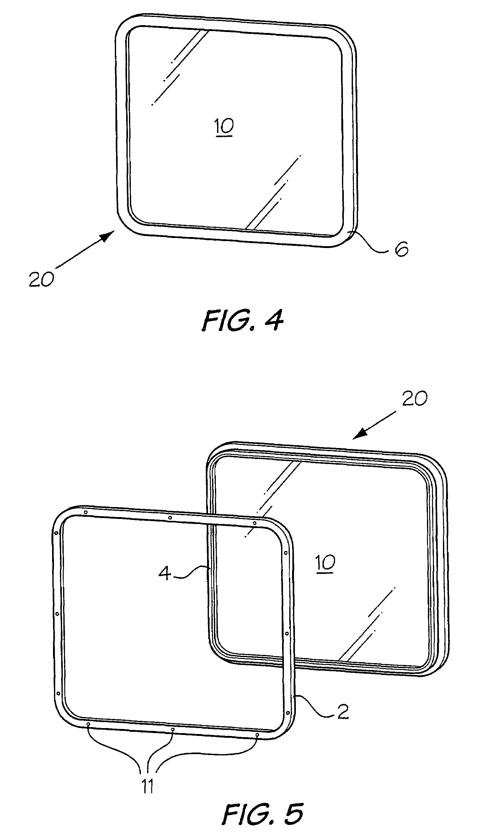 Fixed window arrangement