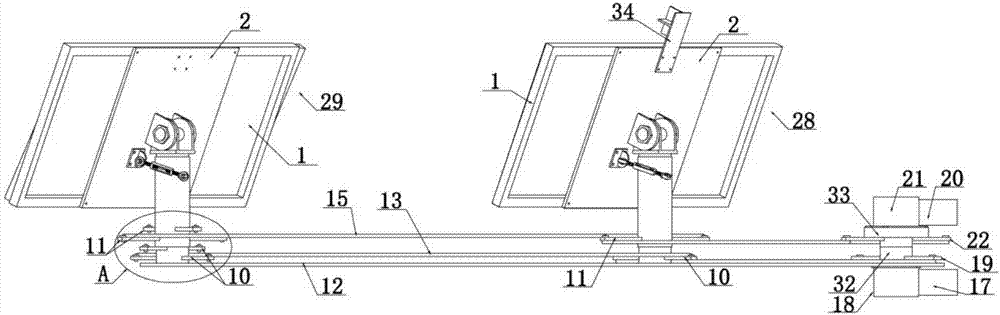 Solar assembly and automatic tracking system and method